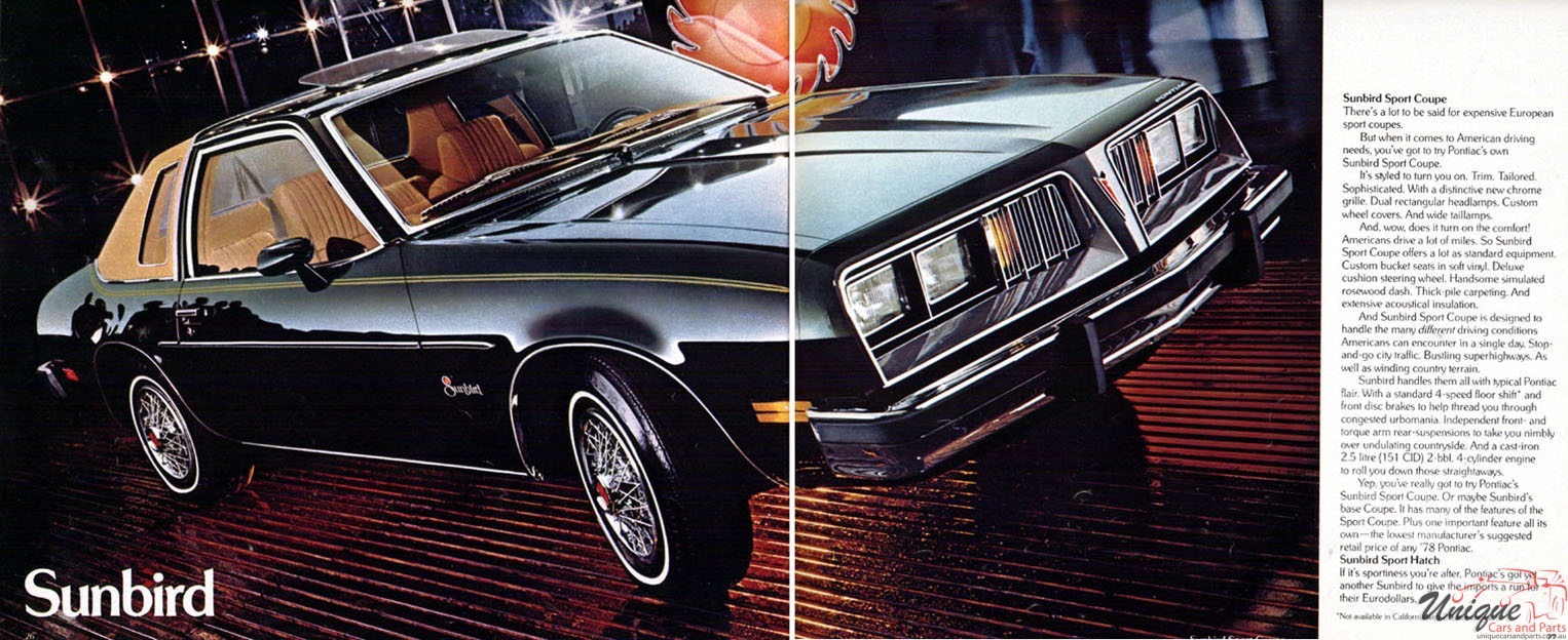 1978 Pontiac Brochure Page 9